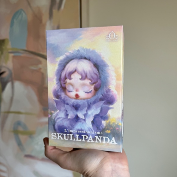 SKULLPANDA L'impressionnisme Series Plush Doll Keychain Pendant - 100% Authentic - Picture 5 of 7